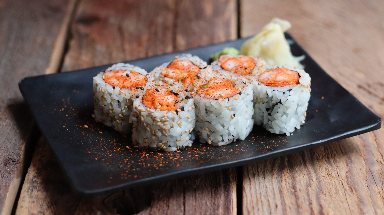 Order SPICY CRUNCHY SHRIMP ROLL food online from Wok and Roll store, Washington on bringmethat.com