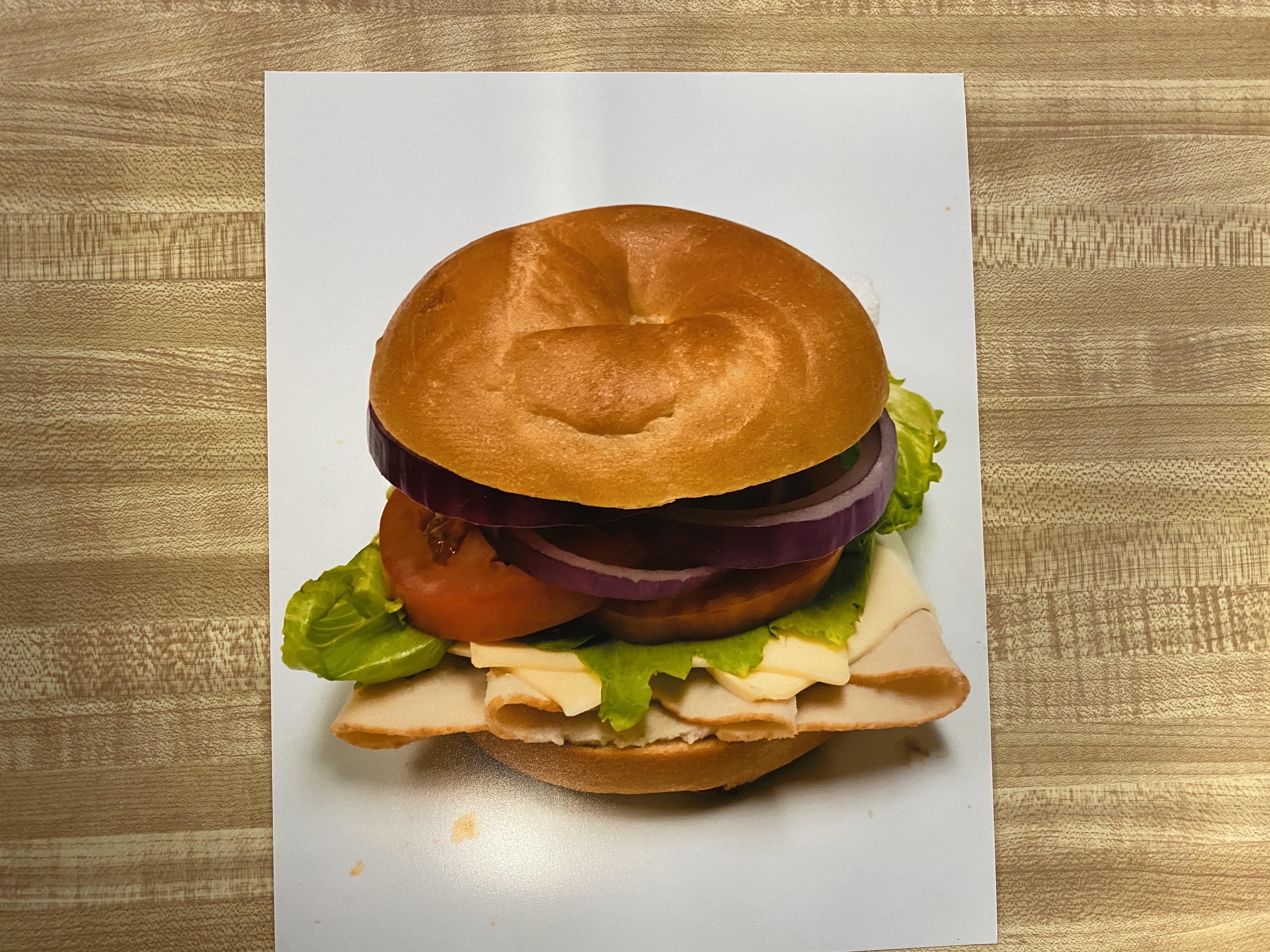 Order 15. Turkey Sandwich food online from Maple Leaf Donuts store, San Jose on bringmethat.com