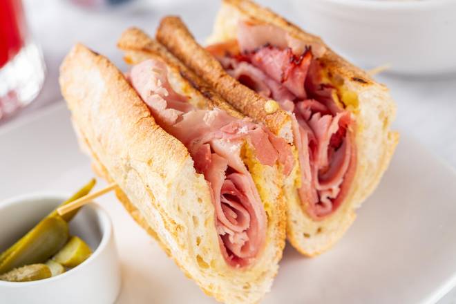 Order Ham & Cheese Baguette food online from Common Bond Bistro & Bakery store, Houston on bringmethat.com