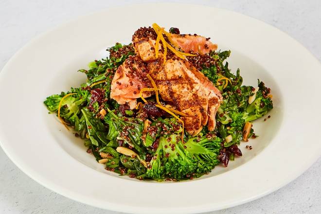 Order Salmon, Quinoa & Kale Salad food online from Fish City Grill store, Rogers on bringmethat.com