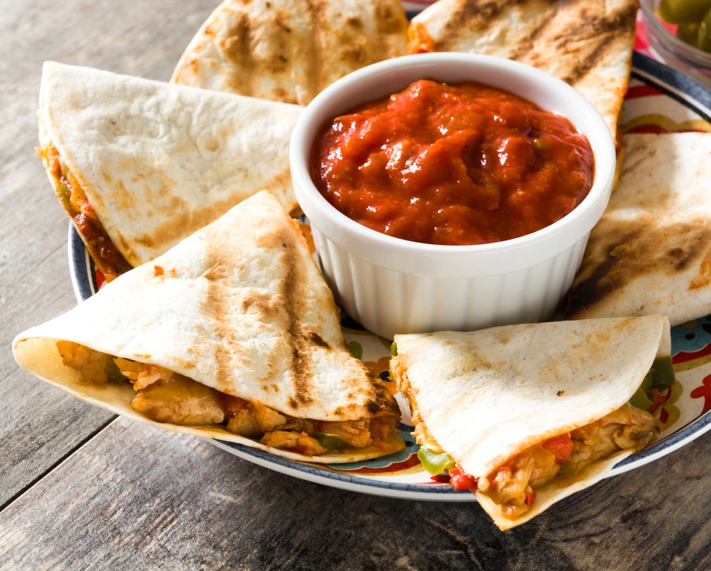 Order Chicken Quesadilla food online from Anthony Johns Pizzeria store, North Branford on bringmethat.com