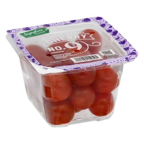 Order Signature Farms · No 9 Red Cherry Tomatoes (16 oz) food online from Albertsons Express store, Broussard on bringmethat.com