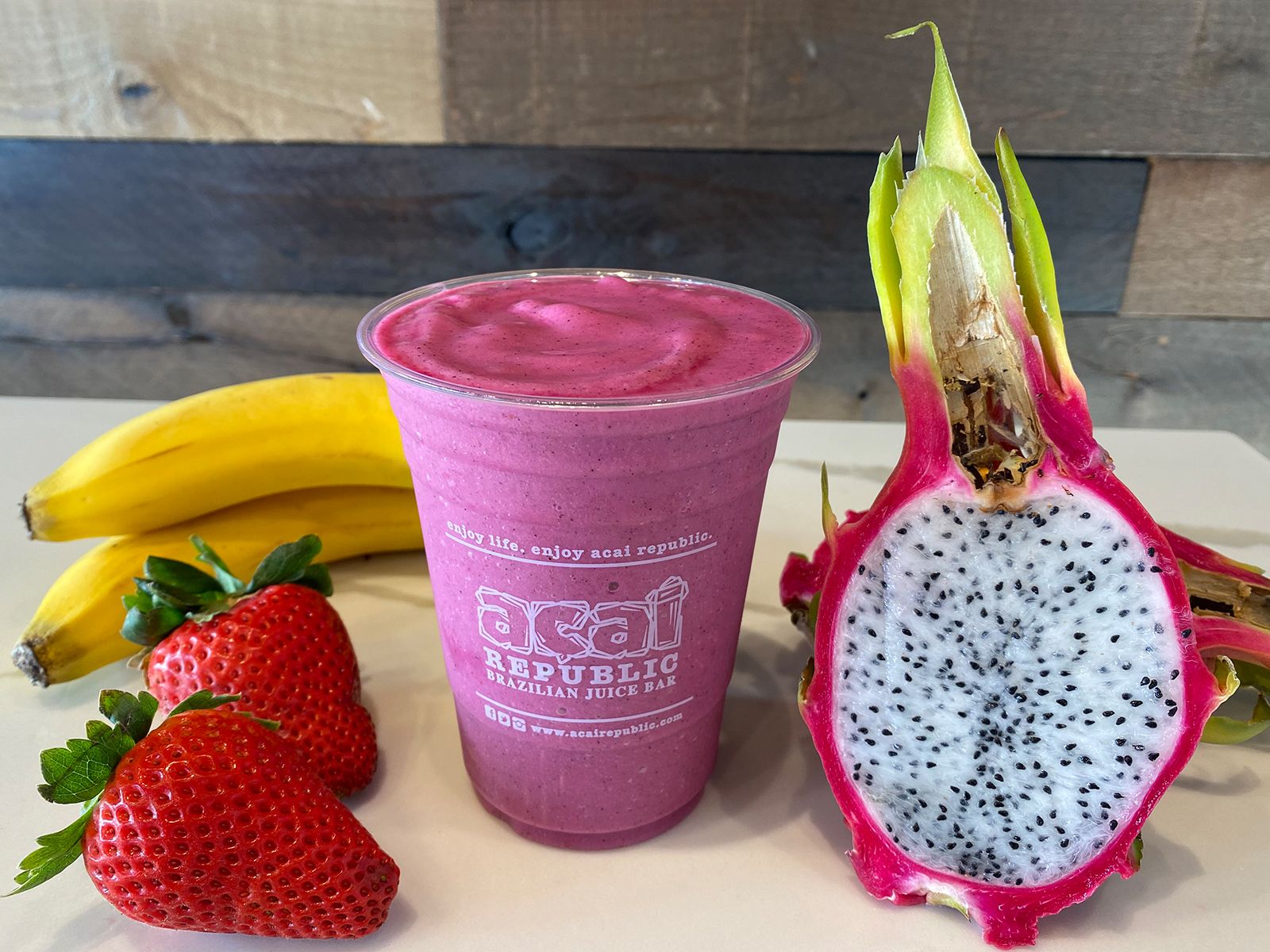 Order Pitaya Smoothie food online from Acai Republic store, Torrance on bringmethat.com