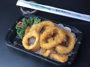 Order Crispy Calamari food online from Asuka Sushi Japanese Cuisine store, Mt Laurel Township on bringmethat.com