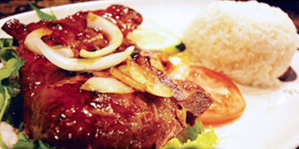 Order 22. Vietnamese BBQ Pork Slice Or Pork Chop food online from Chopstix store, Seaside on bringmethat.com
