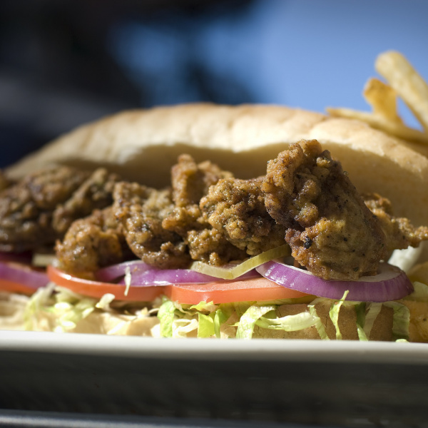 Order Fried Louisiana Oyster Po-boy food online from Oceana Grill store, New Orleans on bringmethat.com