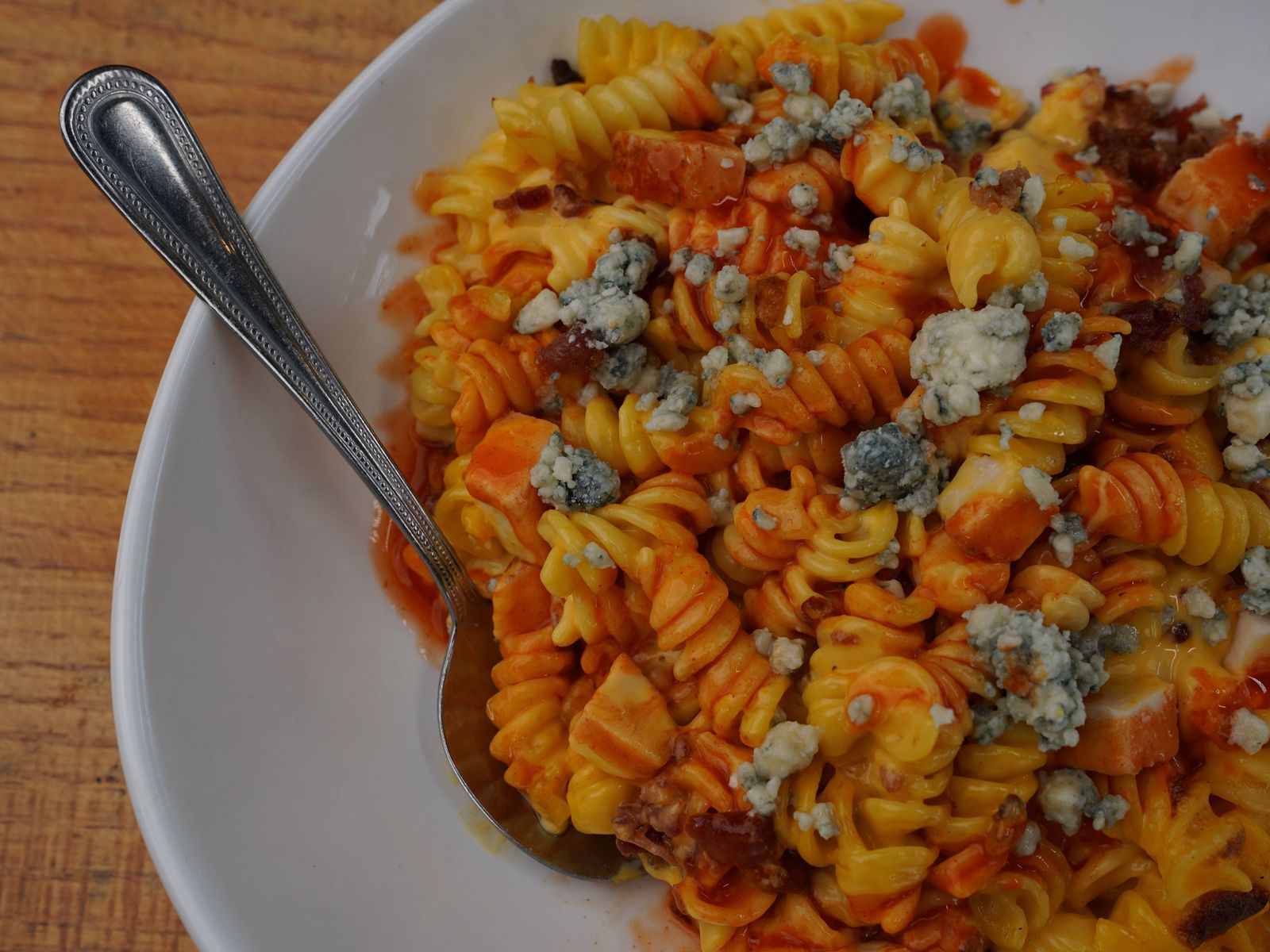 Order (I) Buffalo Chicken Mac food online from Petey Pastas store, Lombard on bringmethat.com
