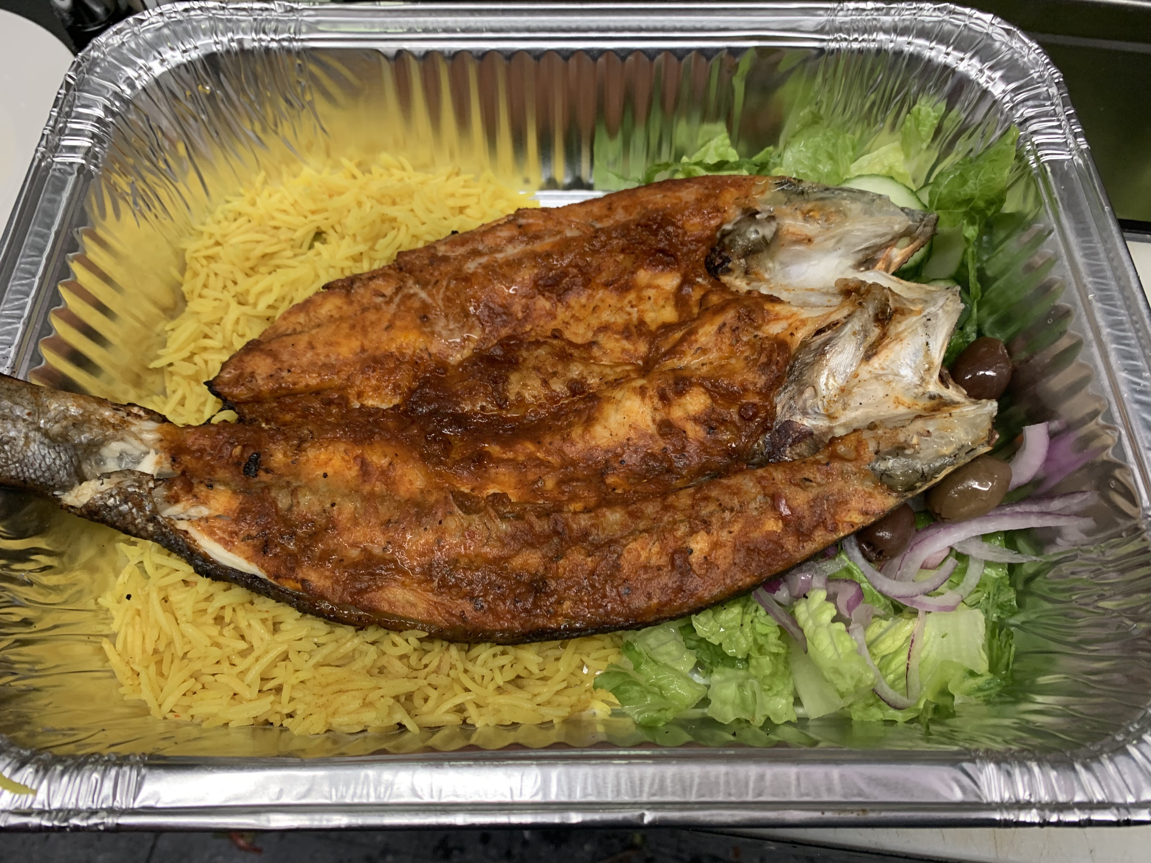 Order grilled Fish food online from Gyro King store, Newark on bringmethat.com