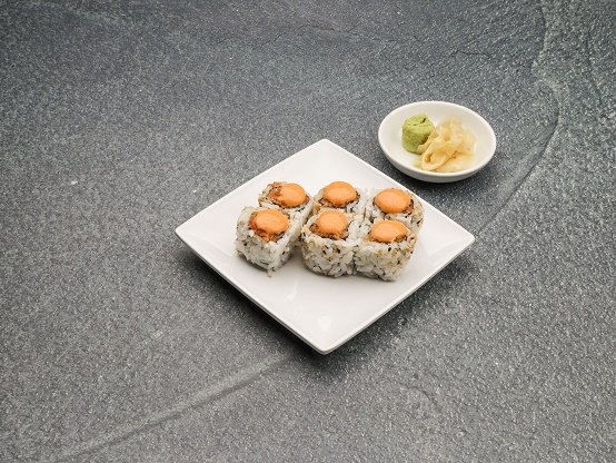 Order Spicy Tuna Roll food online from Sapporo Sushi Bar store, Yukon on bringmethat.com