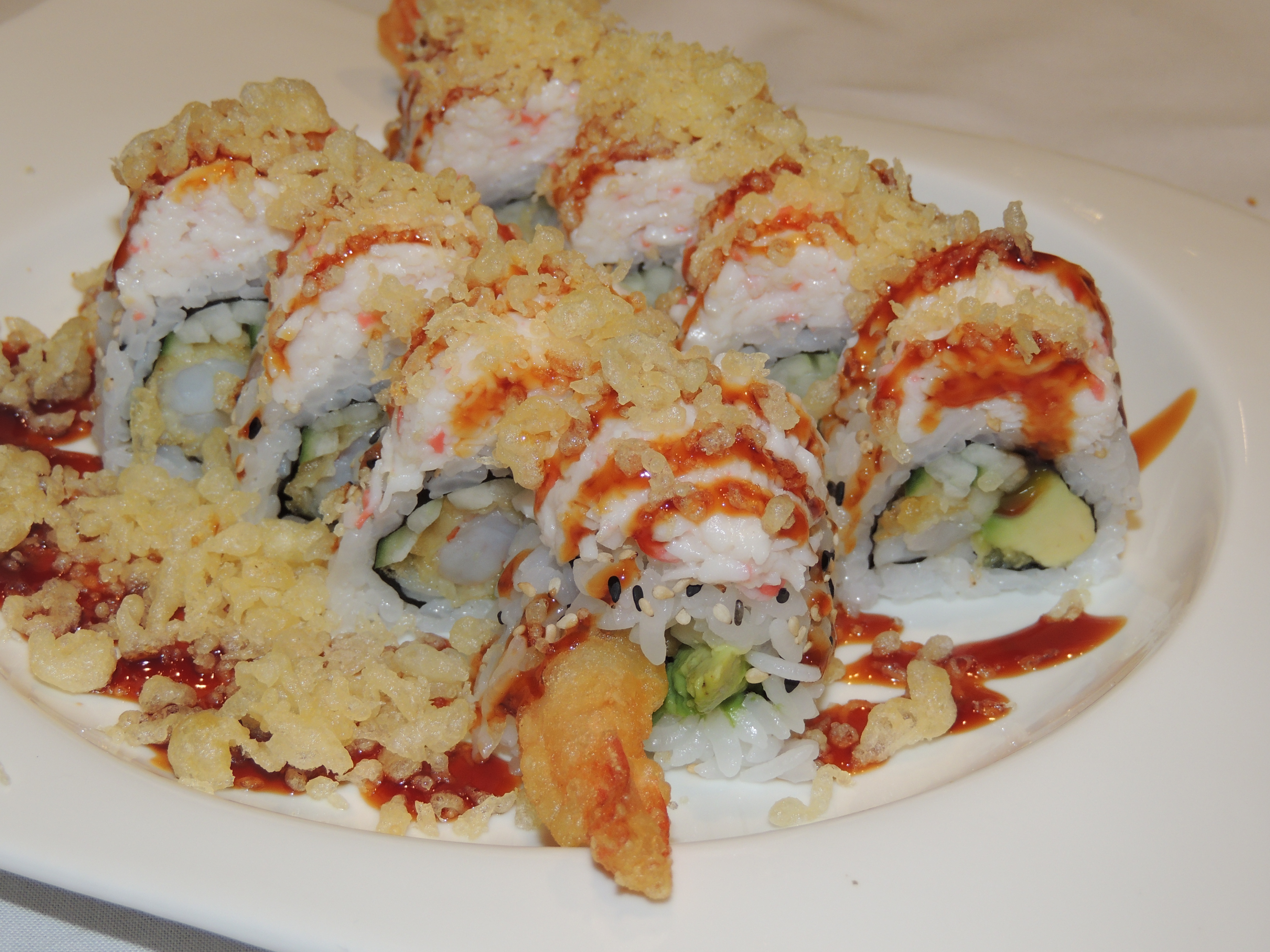 Order Snow White Roll food online from Minami Sushi store, San Leandro on bringmethat.com