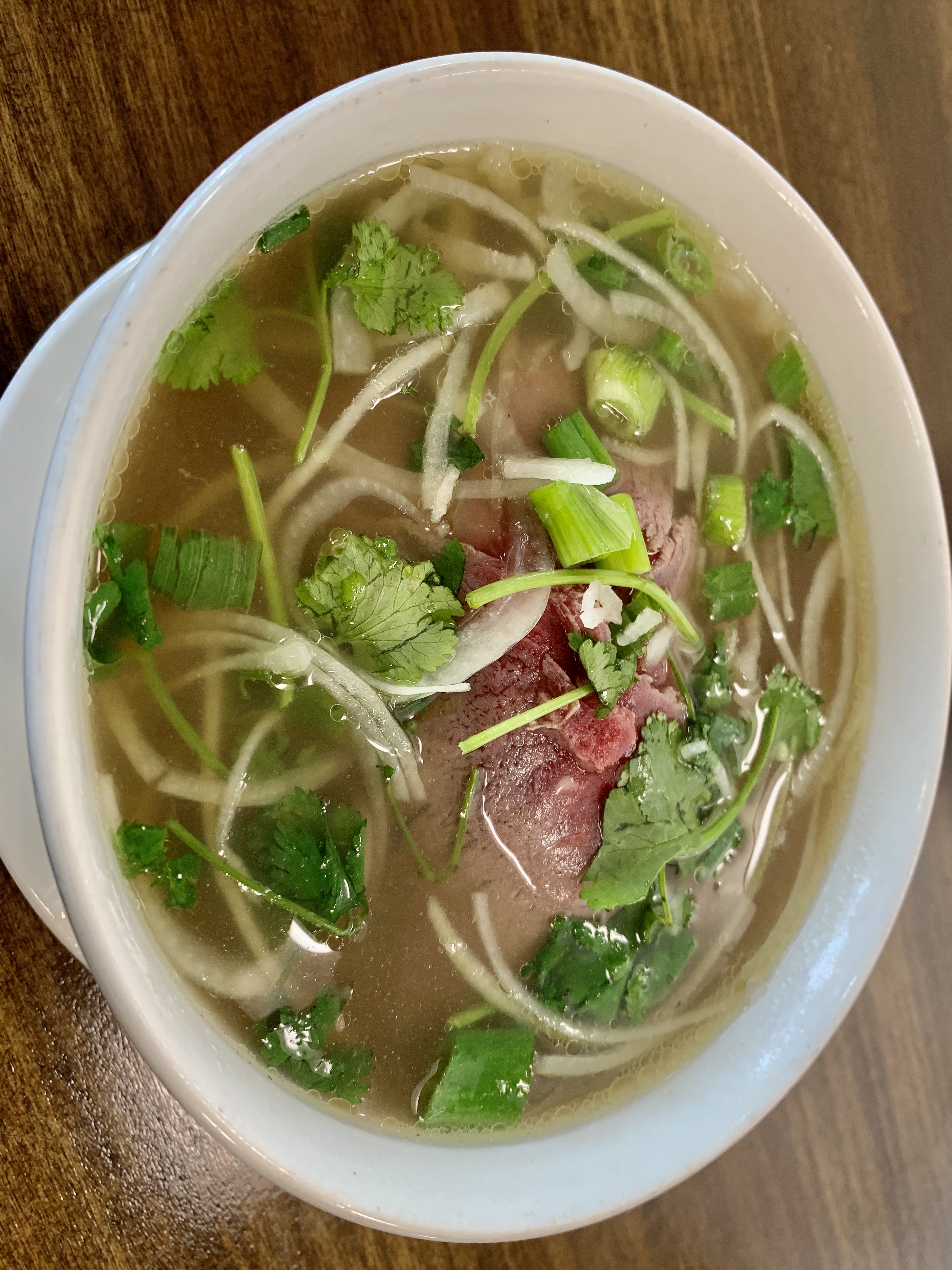 Order P2. Sliced Filet Mignon Beef Pho - Thit Filet Mignon food online from Pho Bowl & Grill store, Oceanside on bringmethat.com