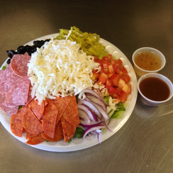 Order Antipasto Salad food online from Blackstone Pizza store, San Marcos on bringmethat.com