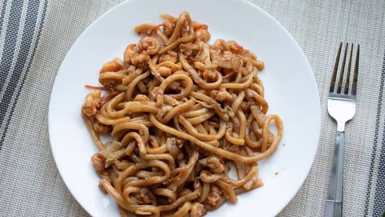 Order Shrimp Yaki Udon or Soba food online from Ichiban Japanese Bistro & Steakhouse store, Grand Blanc on bringmethat.com