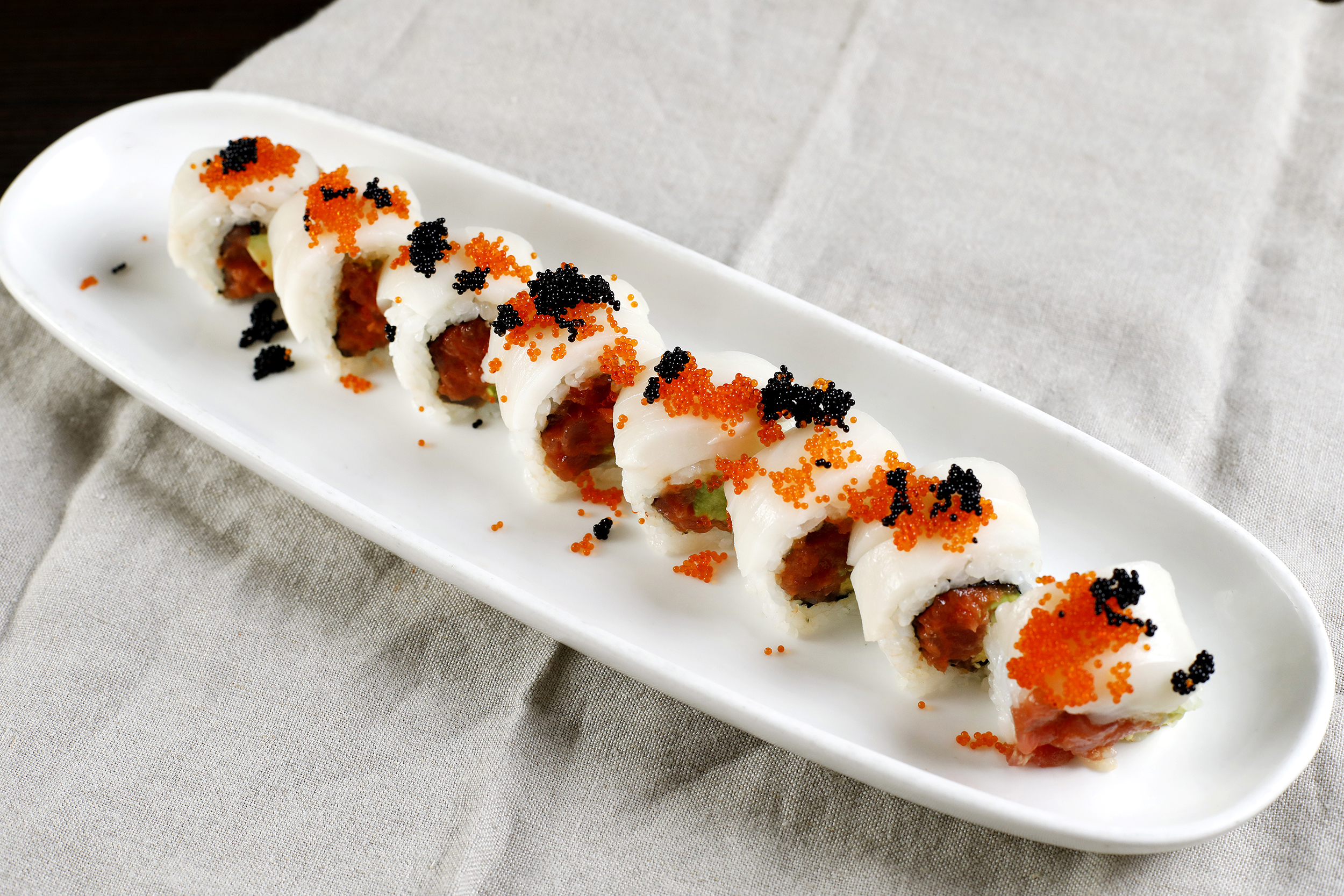 Order Iceland Roll food online from Blue Fin Sushi store, San Francisco on bringmethat.com