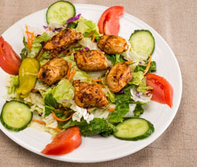 Order Grilled Chicken Salad food online from Greek Fiesta store, Cary on bringmethat.com