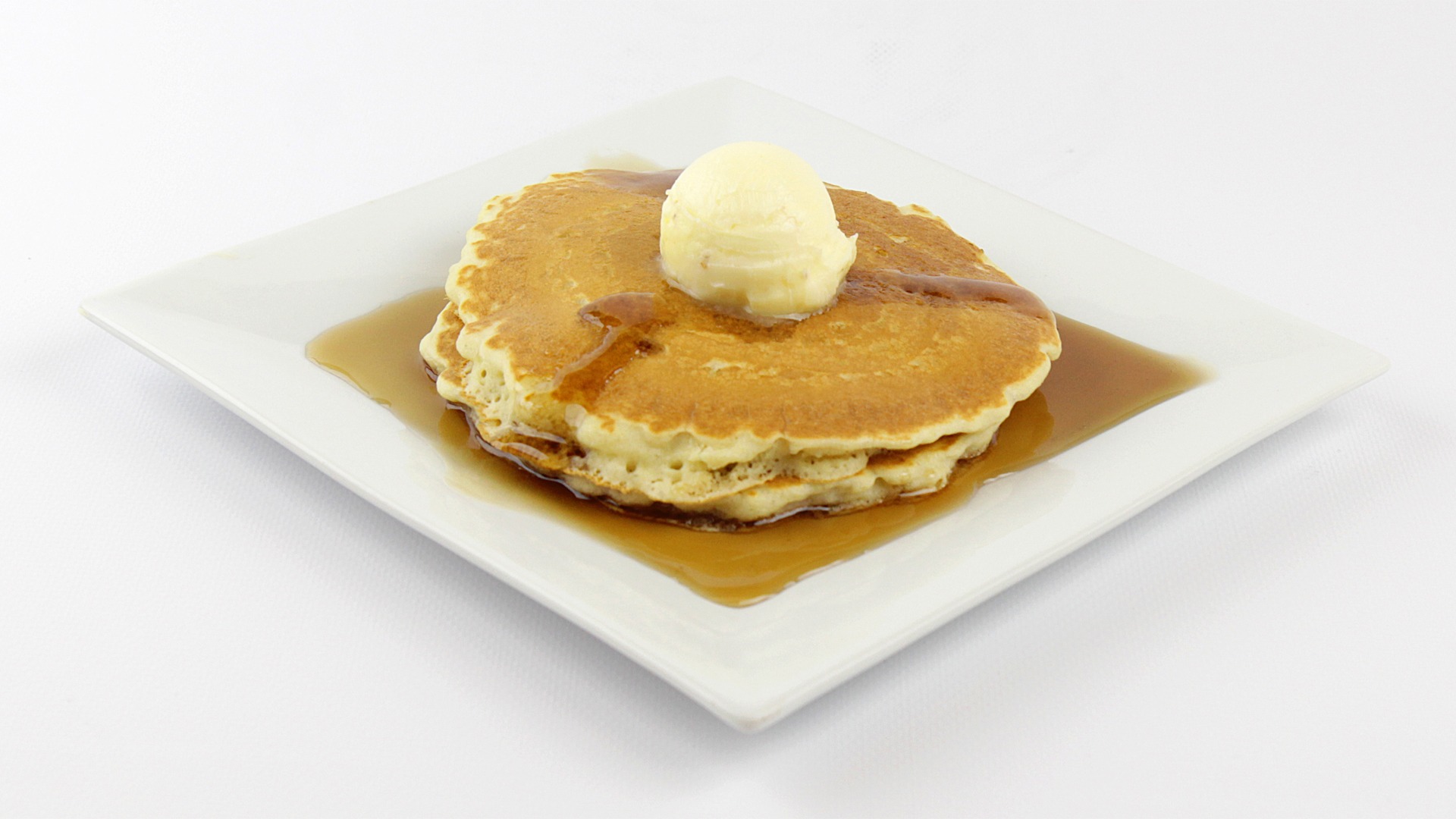 Order The Original Buttermilk Pancakes 2 Stack food online from Matty's Grill & Pancake House store, Shorewood on bringmethat.com