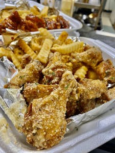 Order 50 Piece Chicken Wing Box food online from Jen Fish Fry store, Fayetteville on bringmethat.com