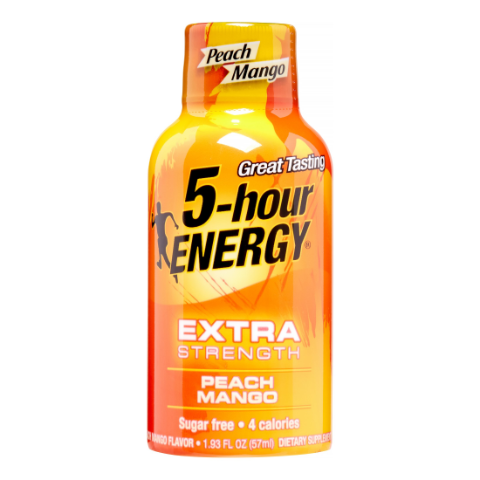 Order 5-Hour Energy Extra Strength Peach Mango 1.93oz food online from 7-Eleven store, DeBary on bringmethat.com