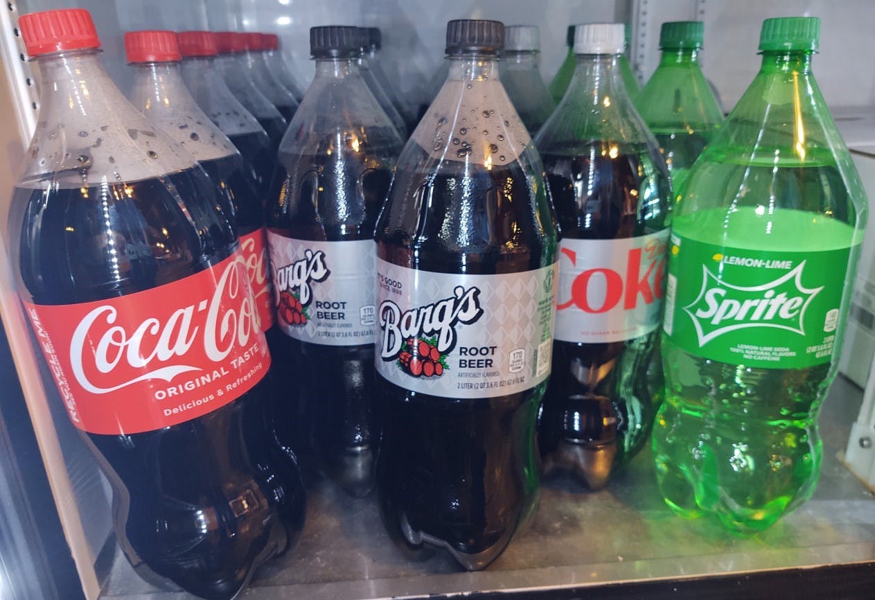 Order Soda - 2 Liter food online from Poulsbo Woodfired Pizza  store, Poulsbo on bringmethat.com