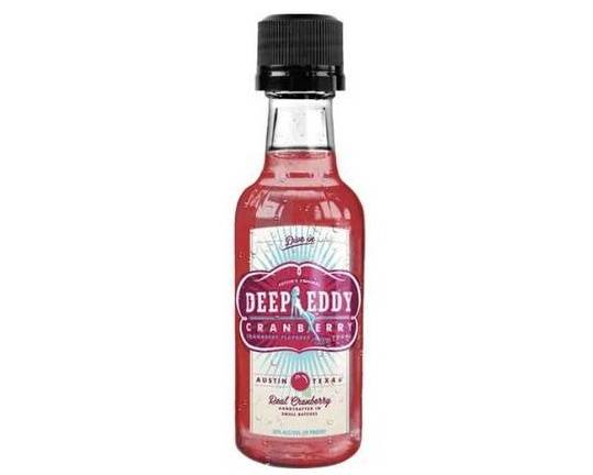 Order Deep Eddy Cranberry, 50mL vodka (35.0% ABV) food online from Cold Spring Liquor store, Liberty Hill on bringmethat.com