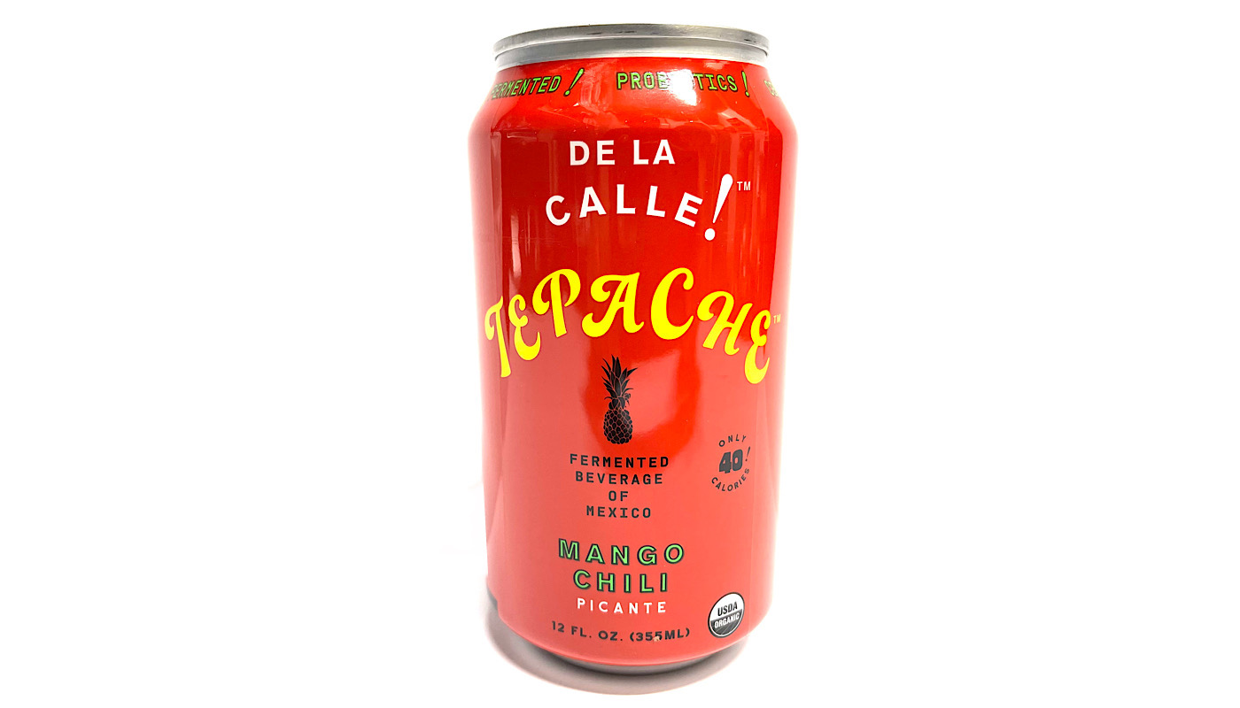 Order DE LA CALLE TEPACHE MANGO CHILI PICANTE 12oz CAN food online from K-Town Beer & Wine Food Mart store, Los Angeles on bringmethat.com