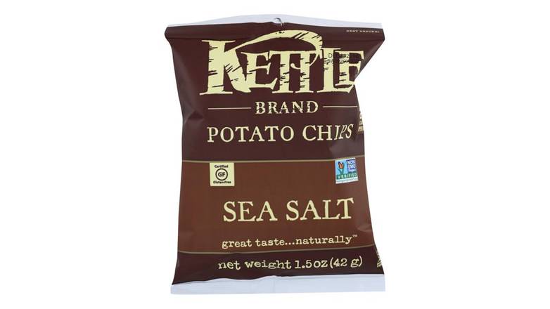 Order Kettle Potato Chips Sea Salt food online from Trumbull Mobil store, Trumbull on bringmethat.com