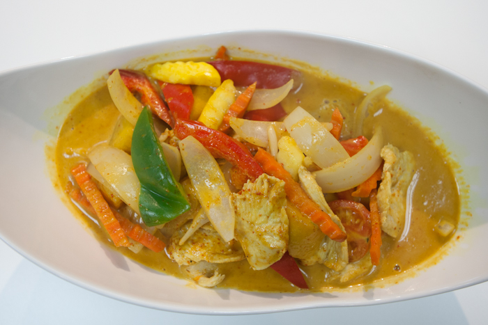 Order SP4. Mango Curry Dinner food online from Lanta Asian Cuisine store, Boston on bringmethat.com