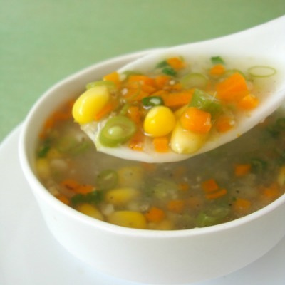 Order Sweet Corn Veg Soup food online from Biryani Pot store, Newark on bringmethat.com