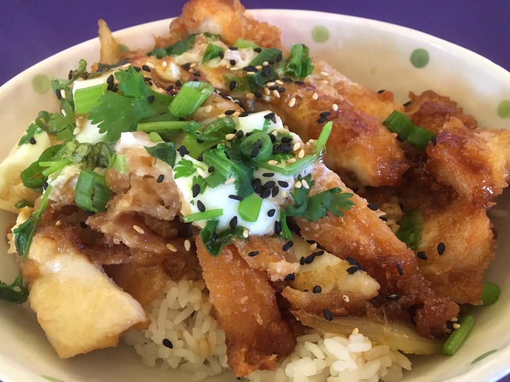 Order Katsudon food online from Chapter Two California Kitchen store, Loma Linda on bringmethat.com