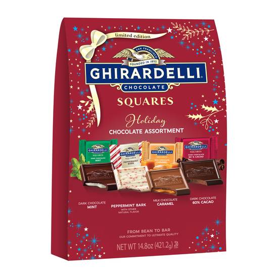 Order Ghirardelli Squares Christmas Chocolate Assortment - 14.8 oz food online from Rite Aid store, LEHIGHTON on bringmethat.com