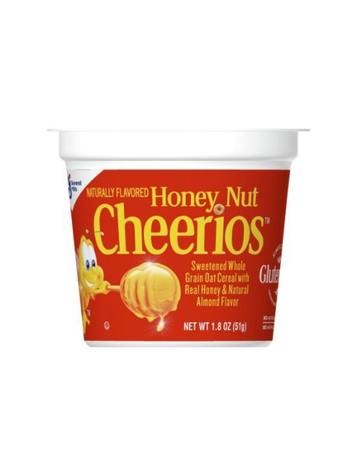 Order Honey Nut Cheerios Cereal Cup (1.8 oz) food online from Stock-Up Mart store, Marietta on bringmethat.com