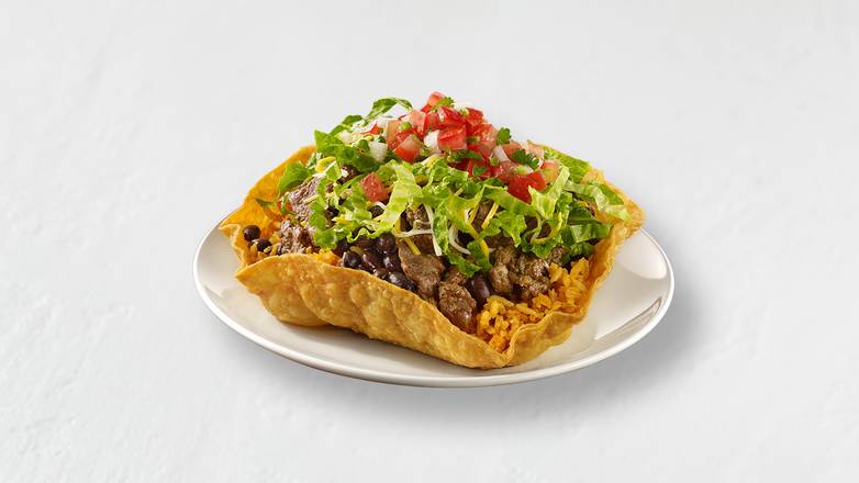 Order Tostada Bowl food online from Chronic Tacos store, Costa Mesa on bringmethat.com