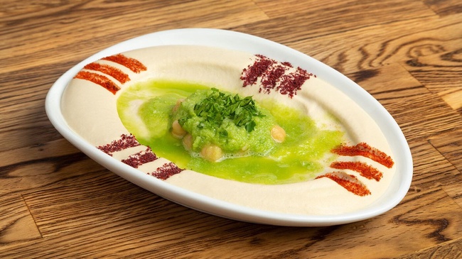 Order Spicy Hummus (Small) food online from Crave Kabob store, Chicago on bringmethat.com