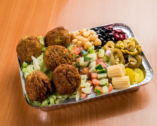 Order Falafel Salad food online from Zaiqa Halal Food store, Selden on bringmethat.com