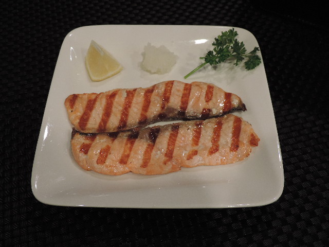 Order I9. Grilled Salmon food online from Icho Izakaya Fusion Cuisine store, Temple City on bringmethat.com