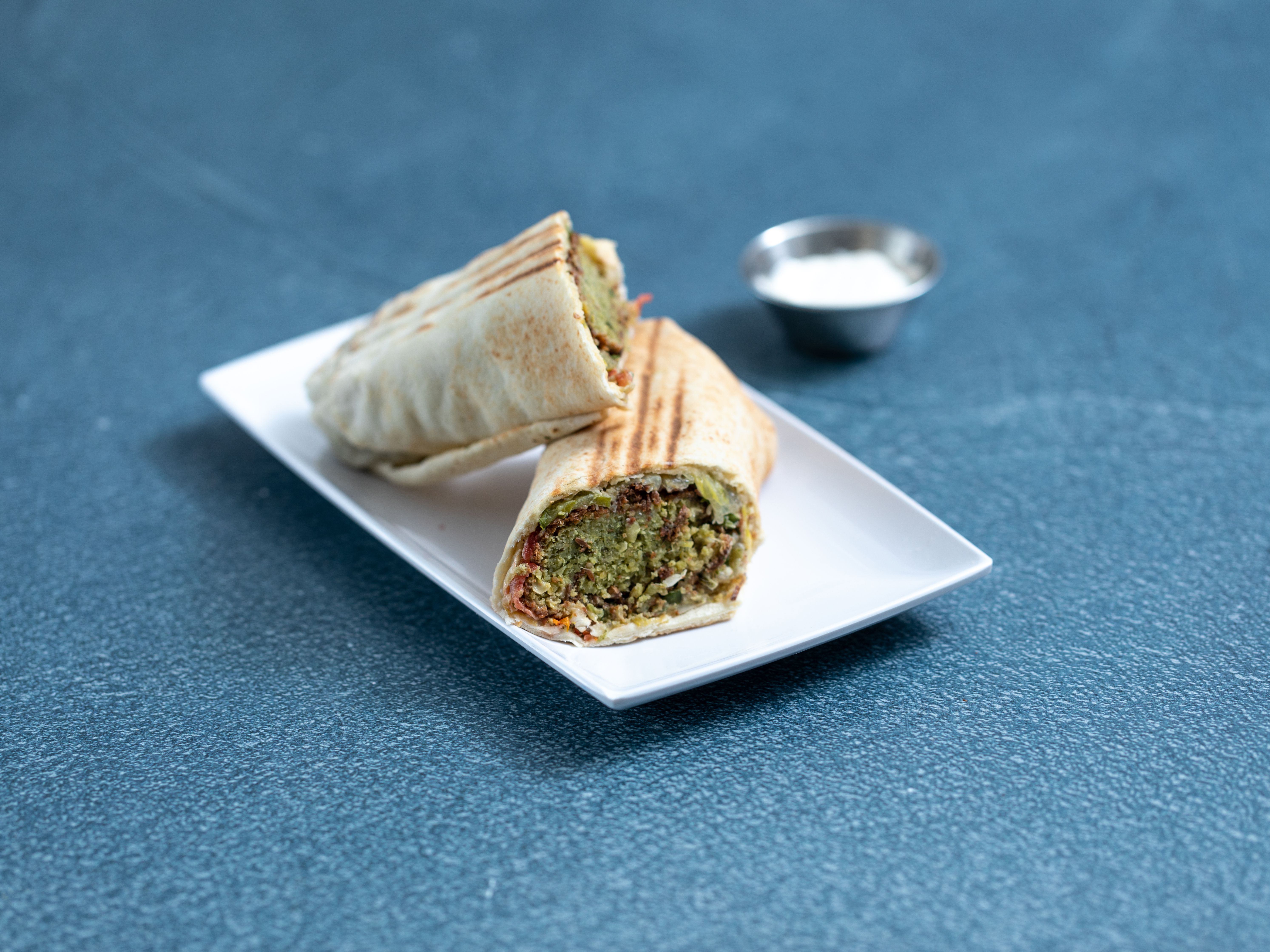 Order Falafel Rollup food online from Azama grill catering store, Allston on bringmethat.com