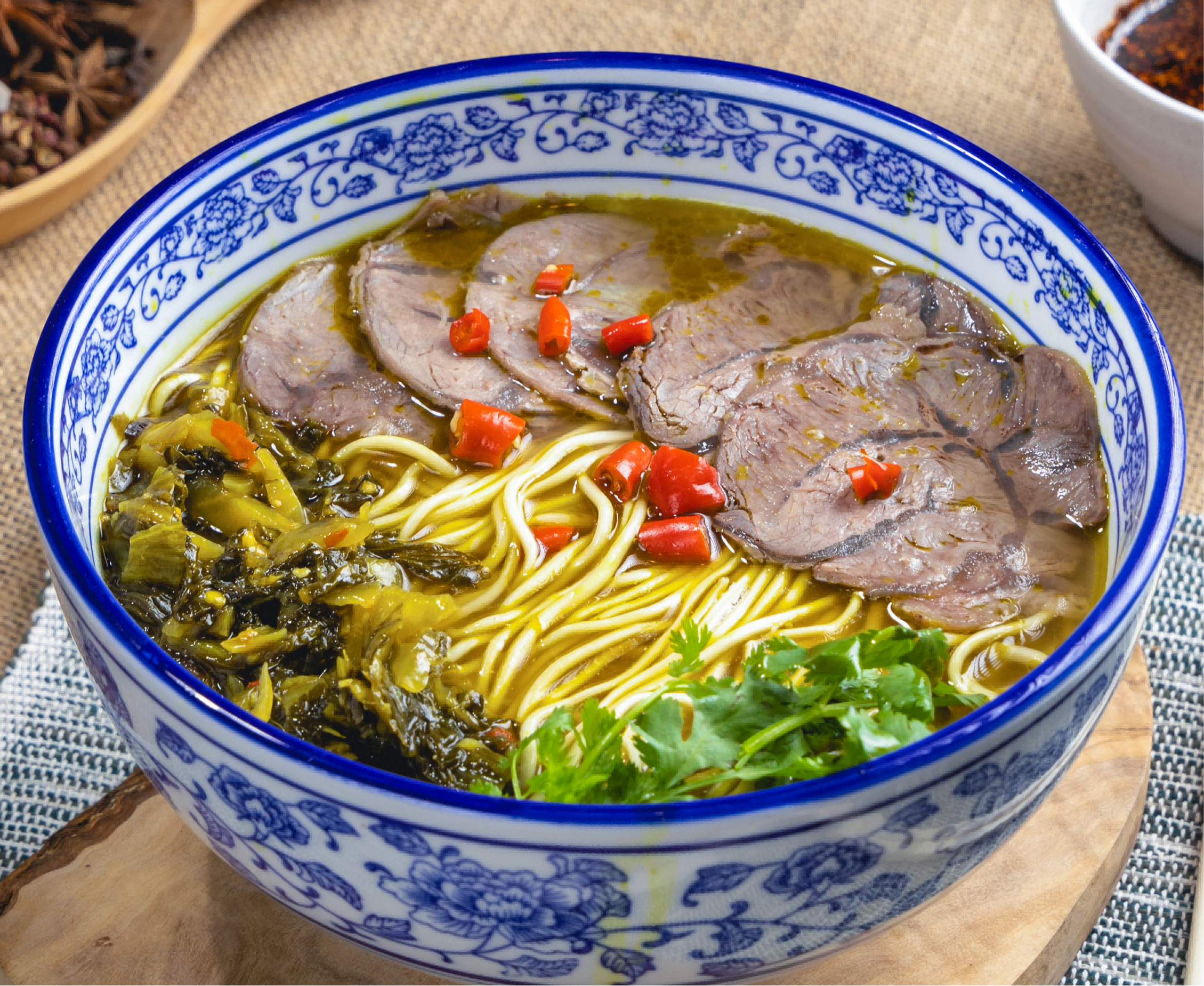 Order N3. Sour Cabbage Soup Noodle with Beef food online from Northern Cafe store, Los Angeles on bringmethat.com