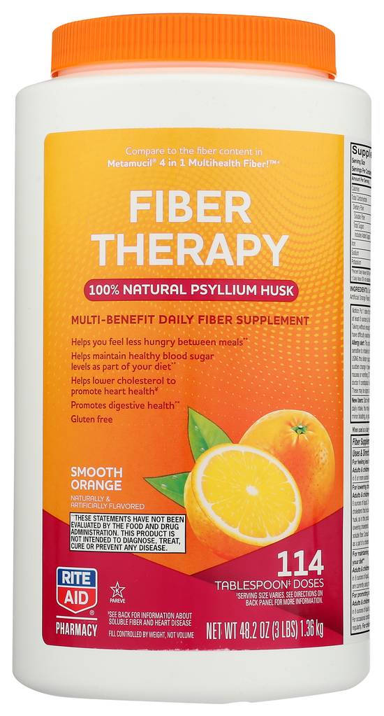 Order Rite Aid Multihealth Fiber Supplement (48.2 oz) food online from Rite Aid store, BUTLER on bringmethat.com