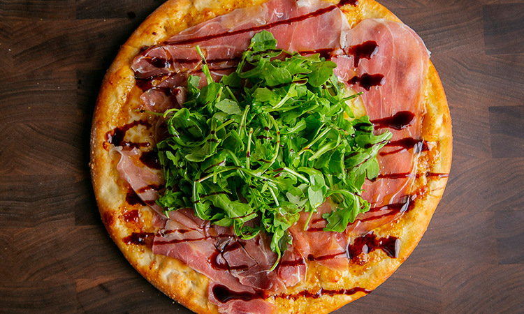 Order 12" Prosciutto & Fig food online from Russo's New York Pizzeria - Broadway store, Pearland on bringmethat.com