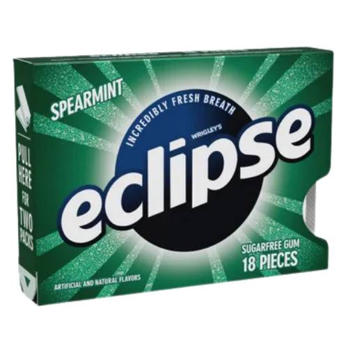 Order Eclipse Spearmint - 18 Pieces/Single food online from Bottle Shop & Spirits store, Los Alamitos on bringmethat.com