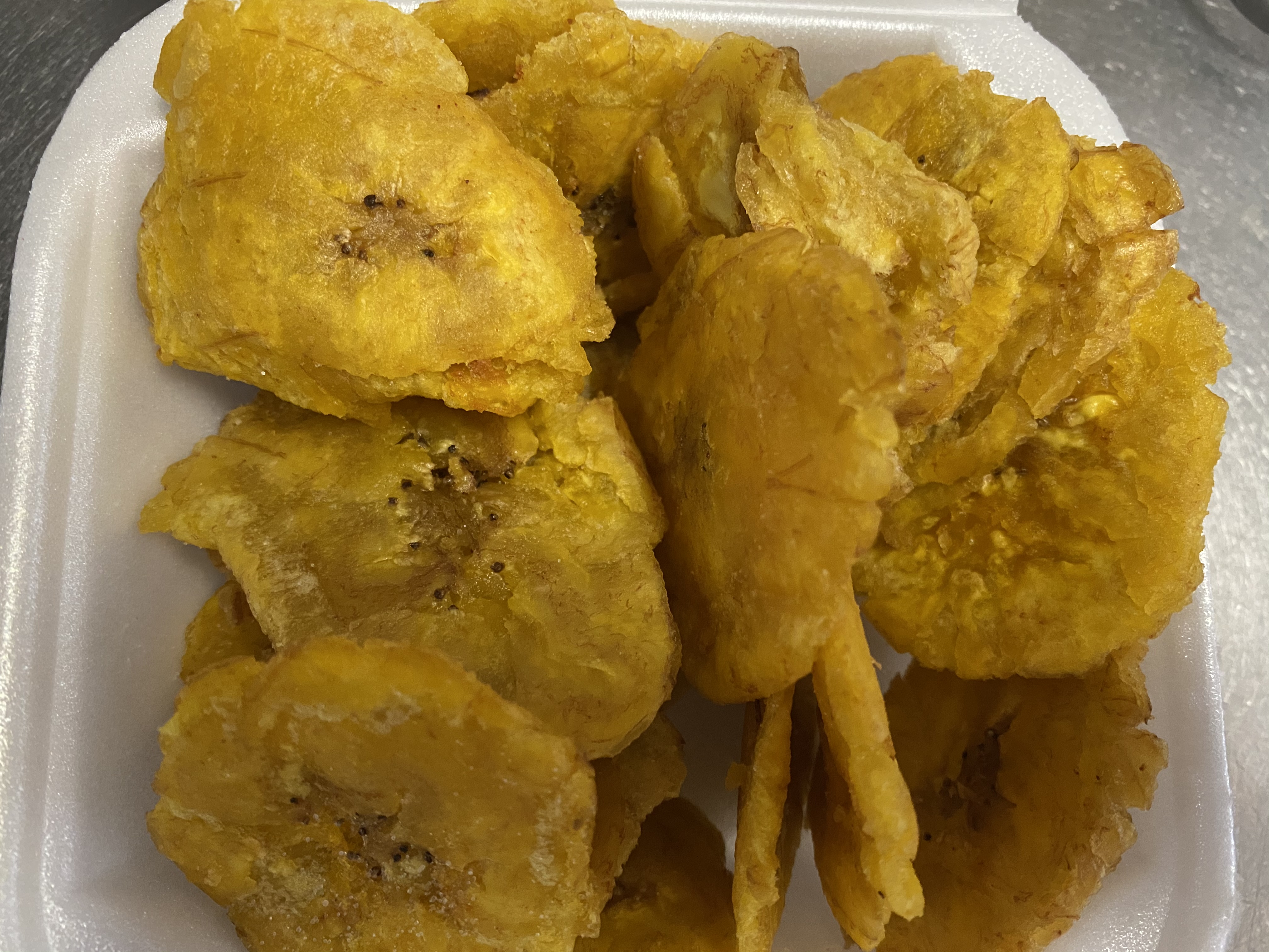 Order F10. Fried Green Plantain  food online from Chopsticks House store, Bloomfield on bringmethat.com