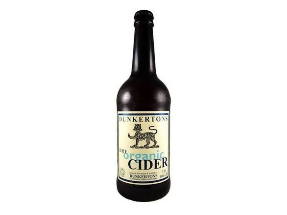 Order Dunkertons Dry Cider - 500ml Bottle food online from Cabrini Wines & Spirits store, New York on bringmethat.com