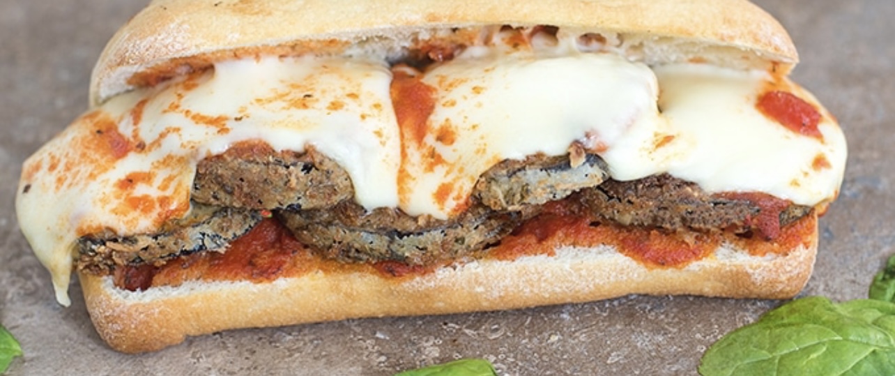 Order Eggplant with Cheese Hot Hero food online from Rocco's Pizzeria store, Bronx on bringmethat.com