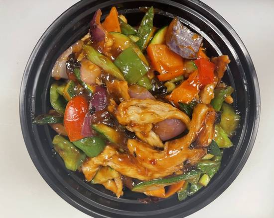 Order Chicken with Black Bean Sauce food online from Hunan Cafe store, Pittsburgh on bringmethat.com