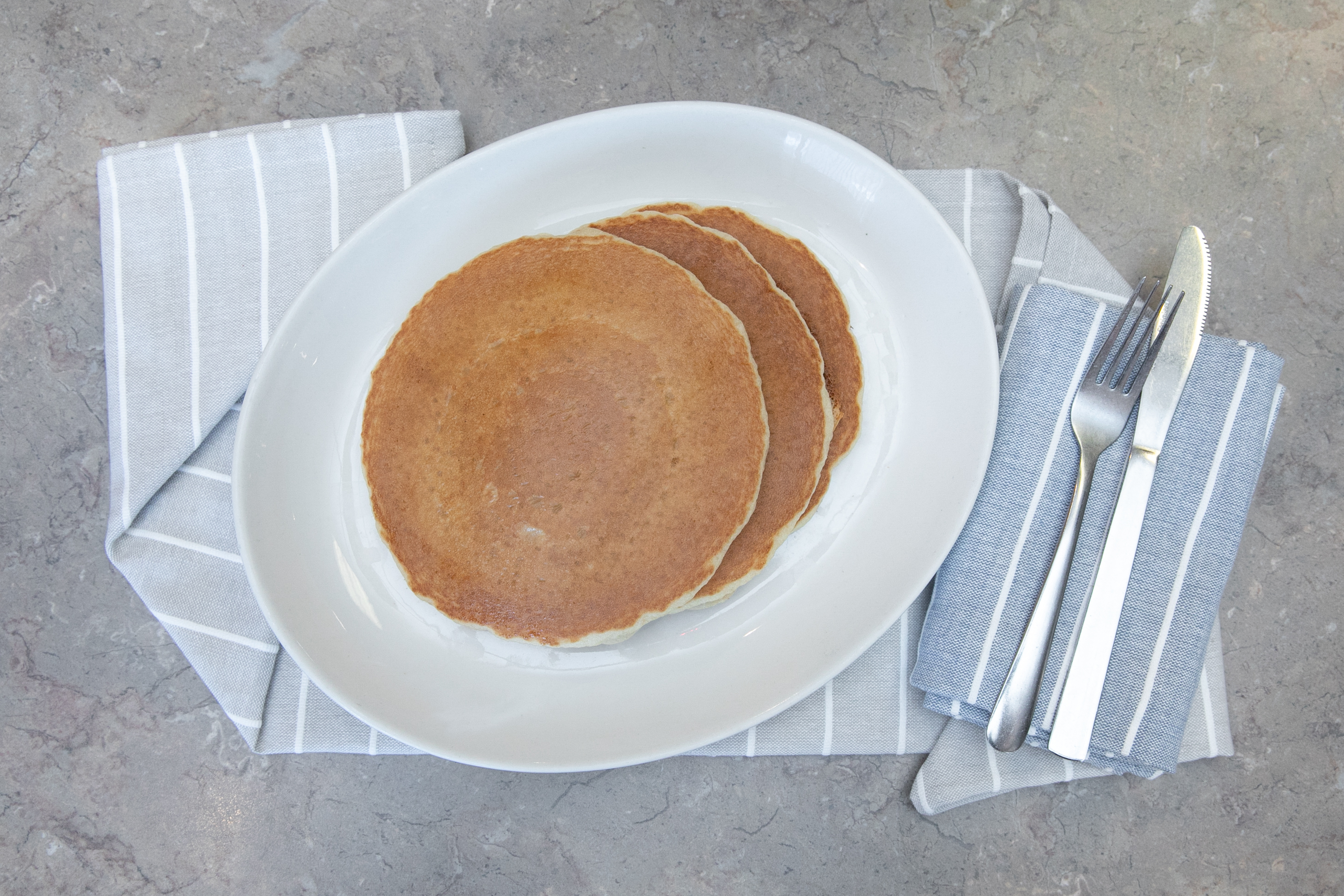 Order 3 Buttermilk Pancakes food online from Waffle Shop Family Restaurant store, Loves Park on bringmethat.com