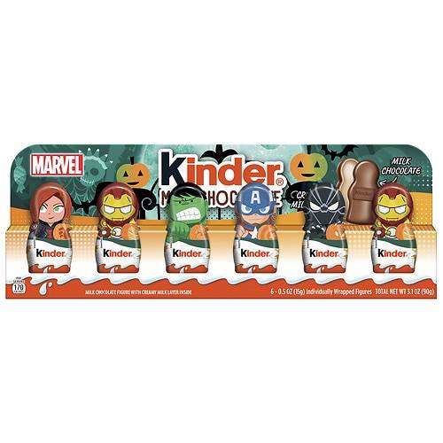 Order Kinder Halloween Marvel Figures Candy - 0.5 oz x 6 pack food online from Walgreens store, Loudonville on bringmethat.com