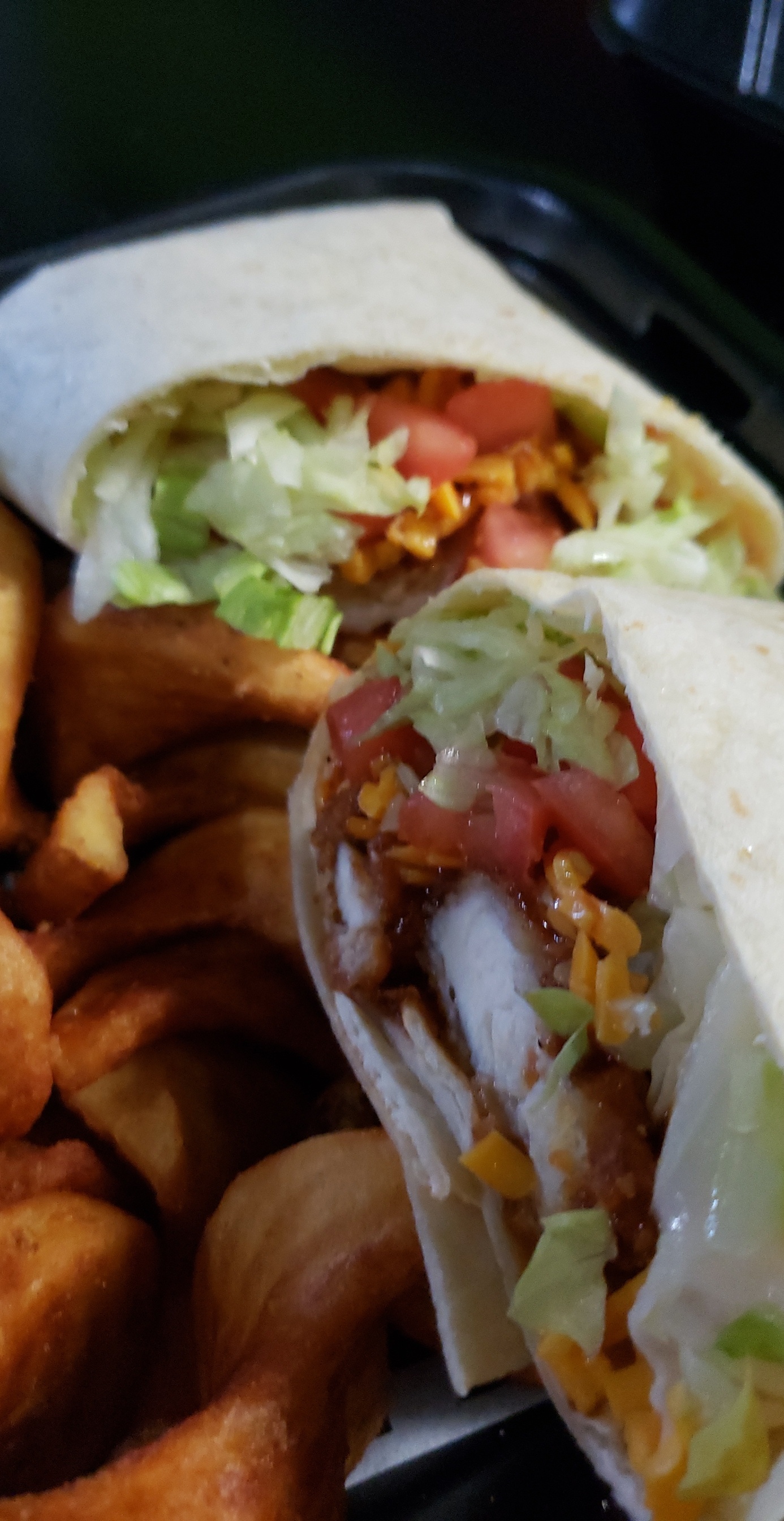 Order Buffalo Chicken Wrap food online from Lburg Drinks & More store, Lawrenceburg on bringmethat.com