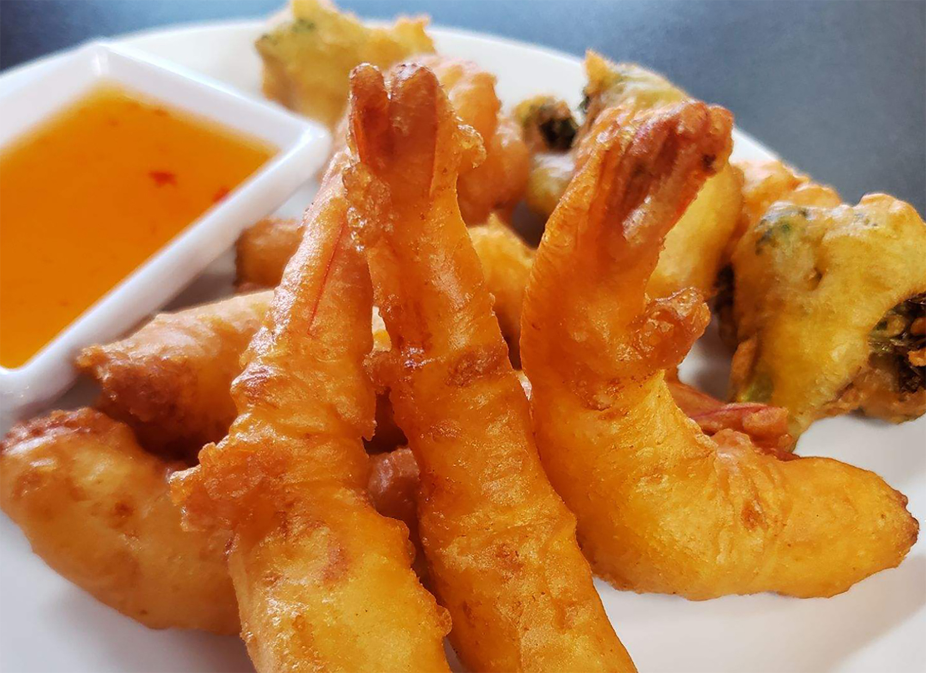 Order 02.Fried Crispy Shrimp* food online from Ocha Thai Express store, Henderson on bringmethat.com