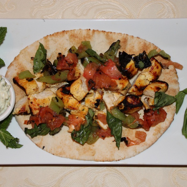 Order Chicken Kabab Wrap food online from Rose Restaurant store, Teaneck on bringmethat.com