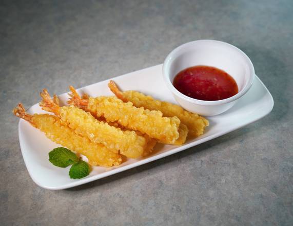 Order Shrimp Tempura (6 pcs)  food online from Mang Felix Kitchen store, Las Vegas on bringmethat.com
